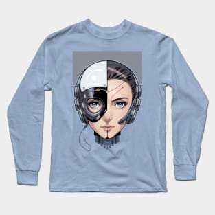 Bot Head Long Sleeve T-Shirt